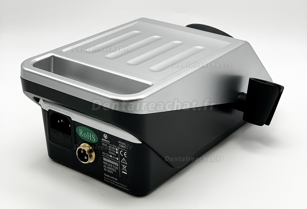 Micromoteur de laboratoire dentaire GONGYU G500 avec pièce à main 50000 tr/min et pédale de commande